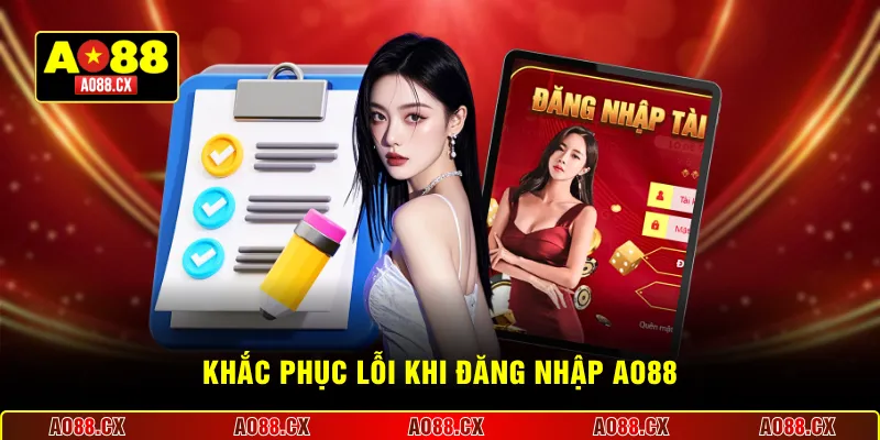  Khắc phục lỗi khi đăng nhập AO88